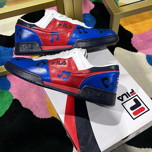 Brand new shoes for men custom made very comfy for everyday red blue and white - Picture 4 of 9